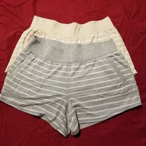 Athletic Works Set of 2 Gym Shorts Size L